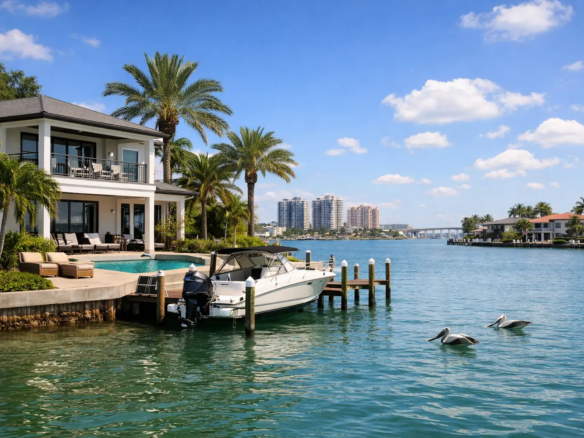 Waterfront Homes in Clearwater Florida